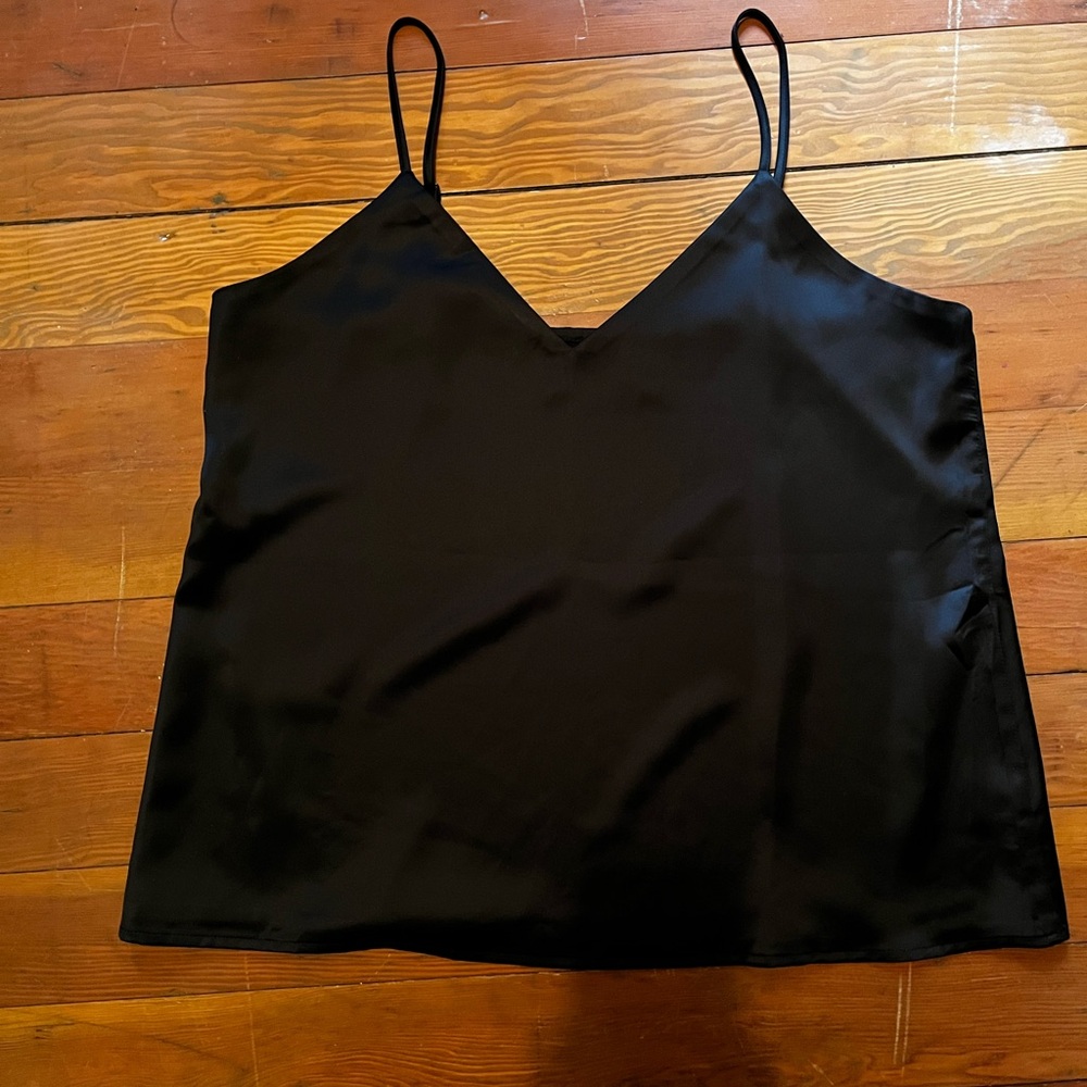 Brunette the Label Black Satin Cami